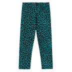 Leggings pour enfants à motif léopard - Paon