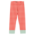 Gingham KIDS Leggings - RED