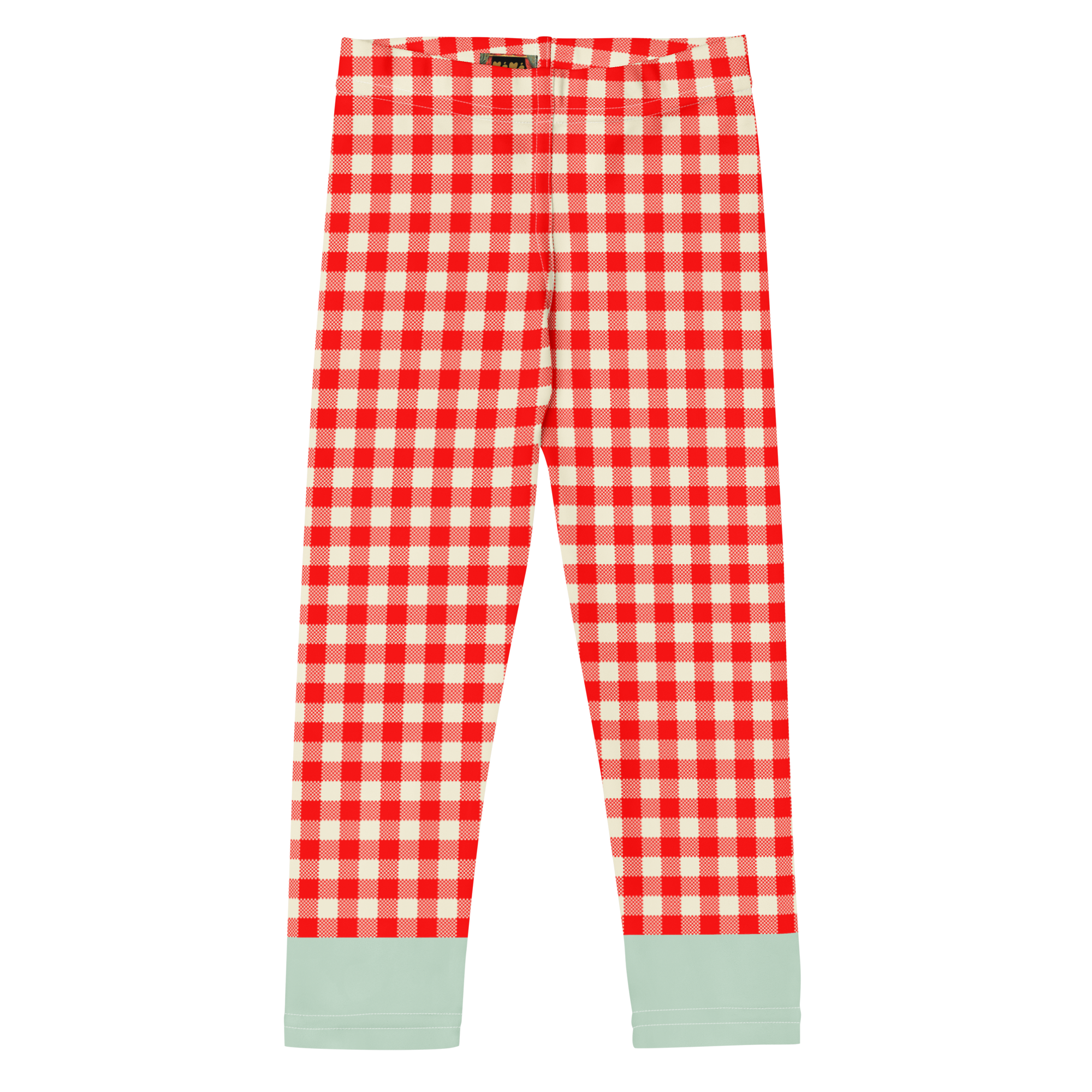 Gingham KIDS Leggings - RED