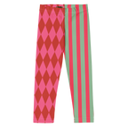 HARLEQUIN JESTER PINK KIDS Leggings