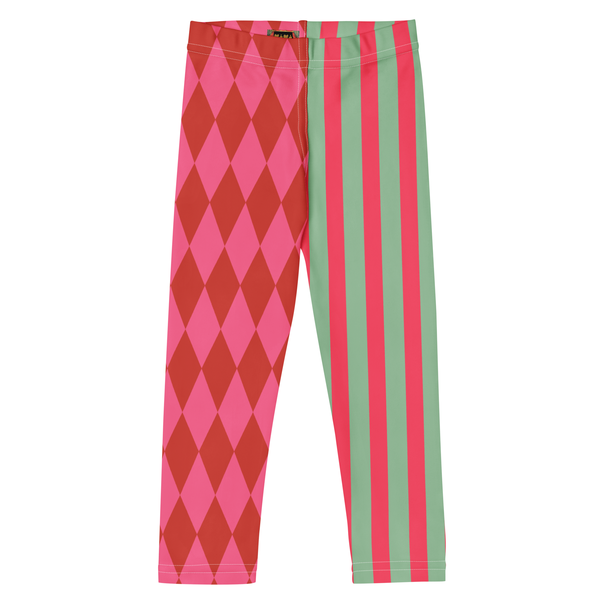 HARLEQUIN JESTER PINK KIDS Leggings