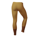 Leggings à pois - Moutarde