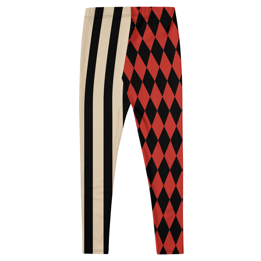 Leggings im Harlekin-Stil - Vintage-Rot