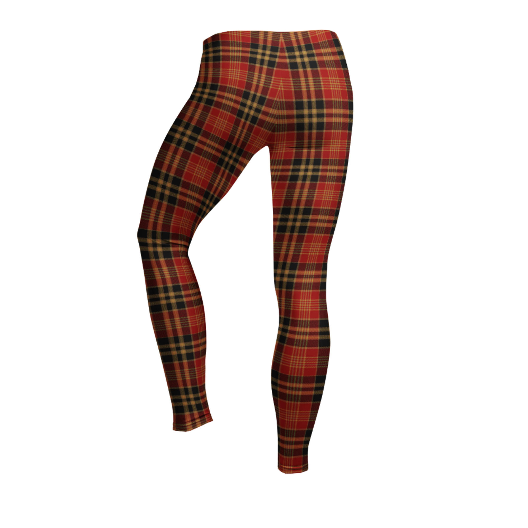 TARTAN Leggings - RETRO RED