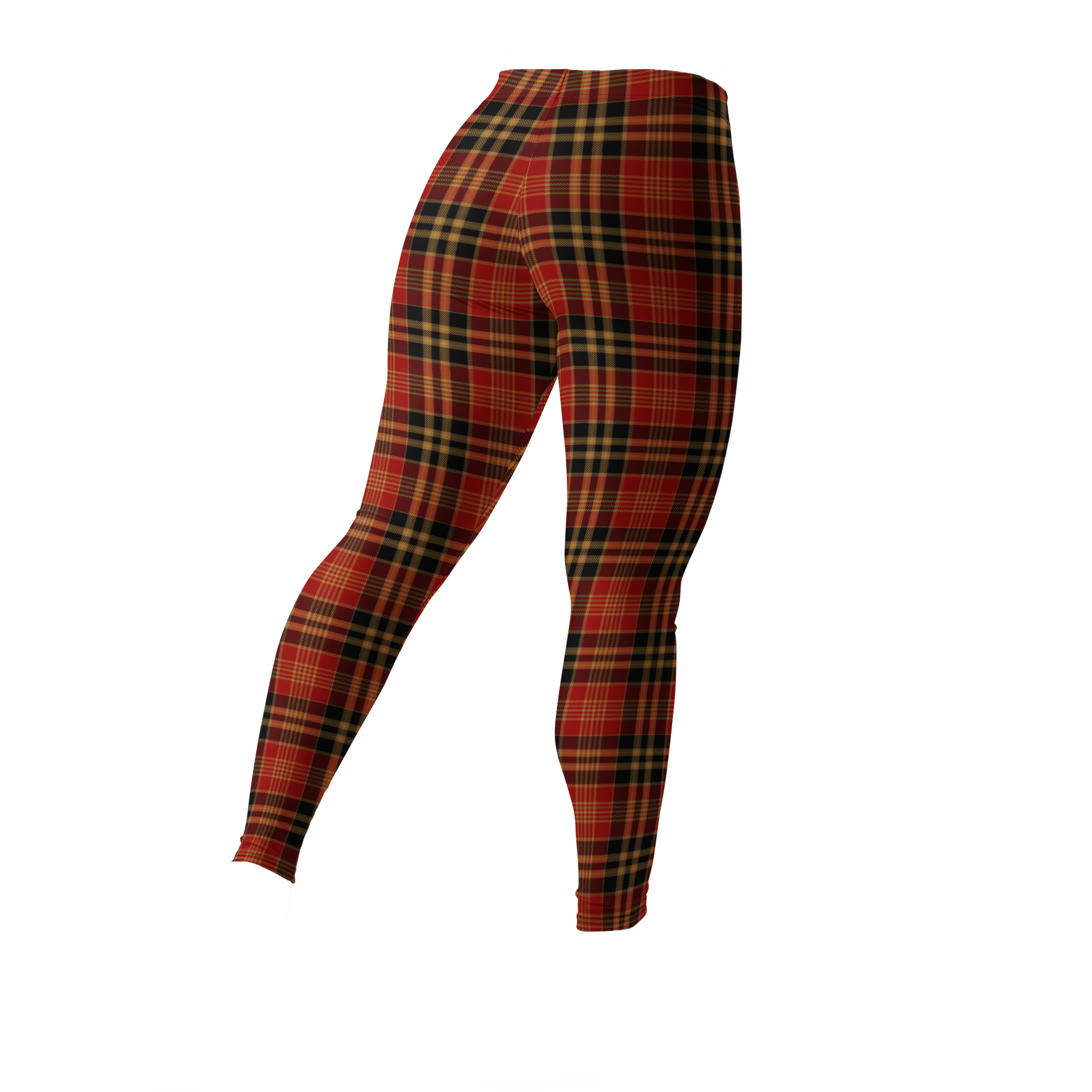 TARTAN Leggings - RETRO RED