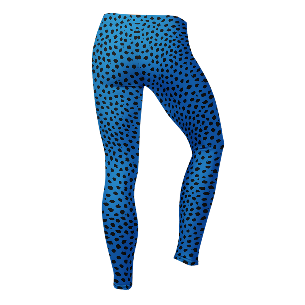 Leggings CHEETAH GIRL - Bleu royal