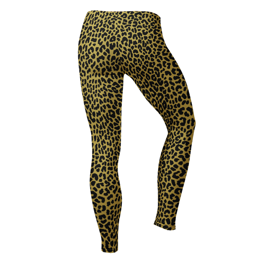 LEOPARD LOVER Leggings - RUSTED GOLD