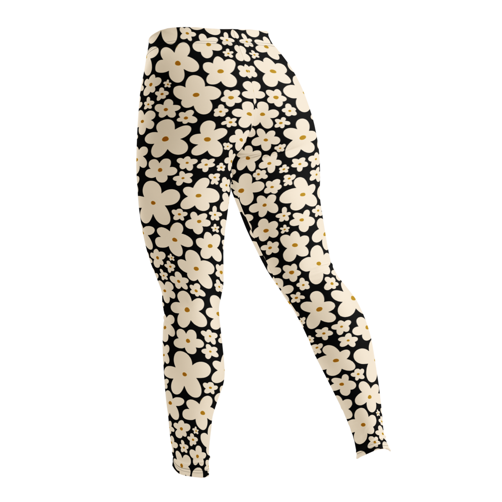 SUNNY BLOOM Leggings - BLACK
