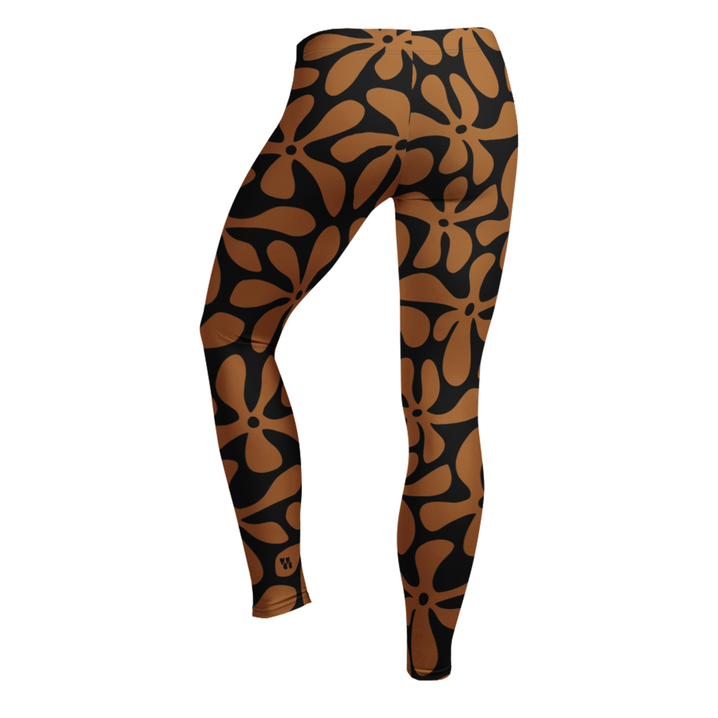 VINTAGE MAUI Leggings - KONA BROWN