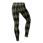 Leggings HARLEQUIN DIAMOND - VERT OLIVE