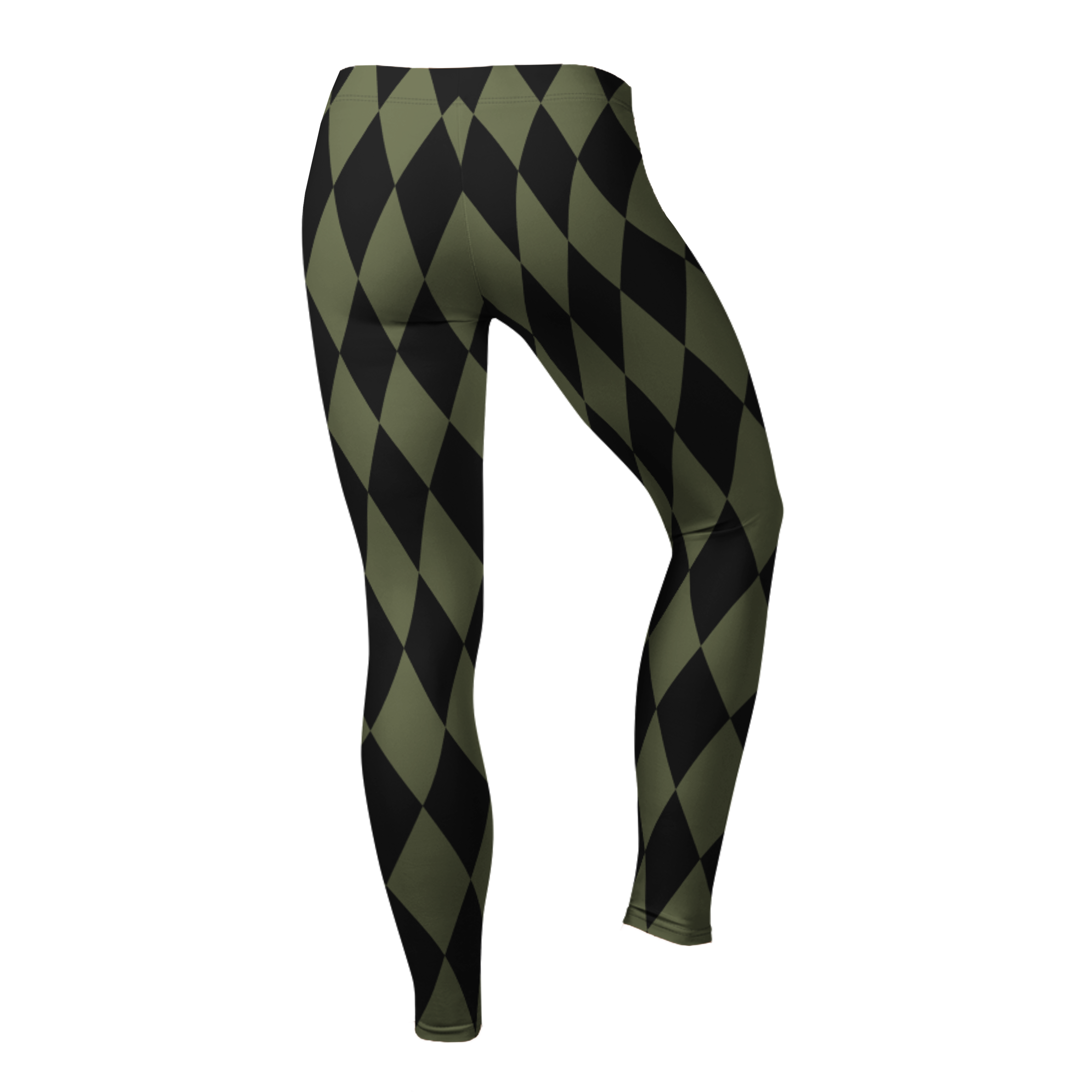Leggings HARLEQUIN DIAMOND - VERT OLIVE