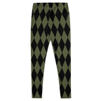 Leggings HARLEQUIN DIAMOND - VERT OLIVE