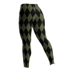 Leggings HARLEQUIN DIAMOND - VERT OLIVE