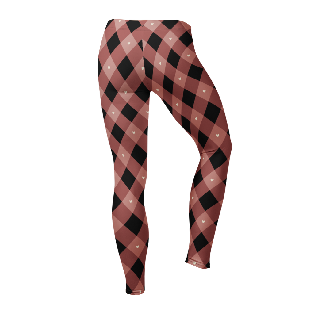 Leggings QUEEN OF HEARTS - Rose poudré 