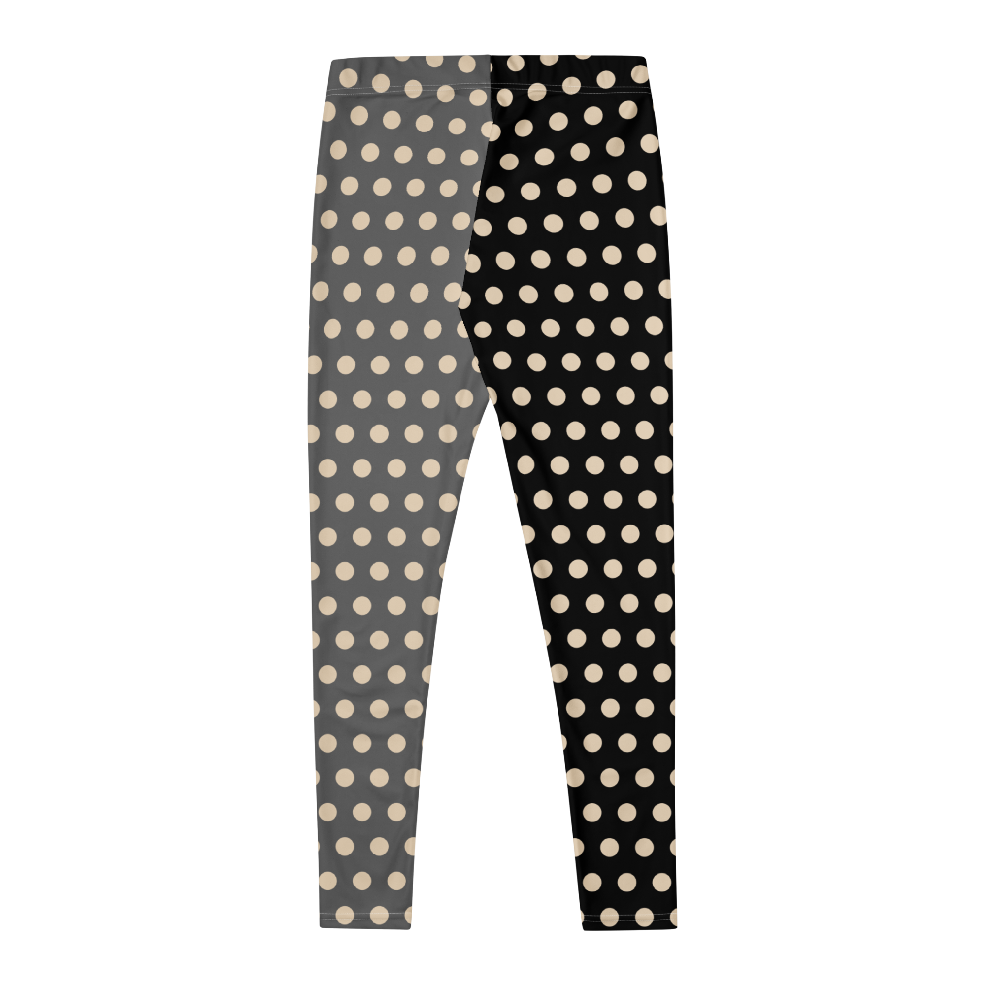 CLOWN POLKA DOT Leggings - SILENT FILM GRAYSCALE