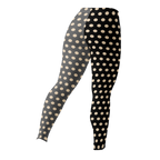 CLOWN POLKA DOT Leggings - SILENT FILM GRAYSCALE