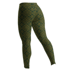 EMERALD GOTHIC DAMASK Leggings
