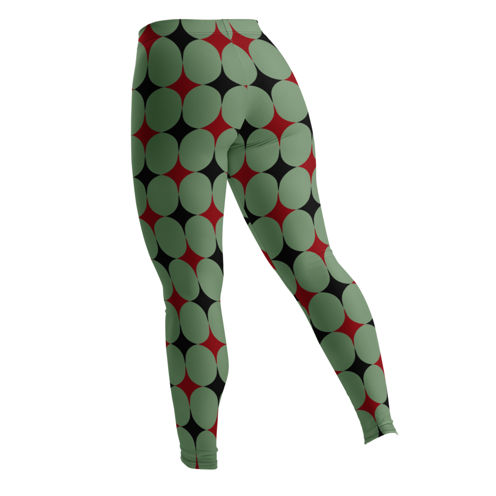 HARLEQUIN DIAMOND Leggings - OLIVGRÜN