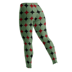 HARLEQUIN DIAMOND Leggings - OLIVGRÜN