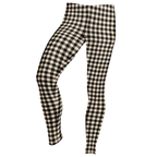 Leggings vichy - Noir et blanc