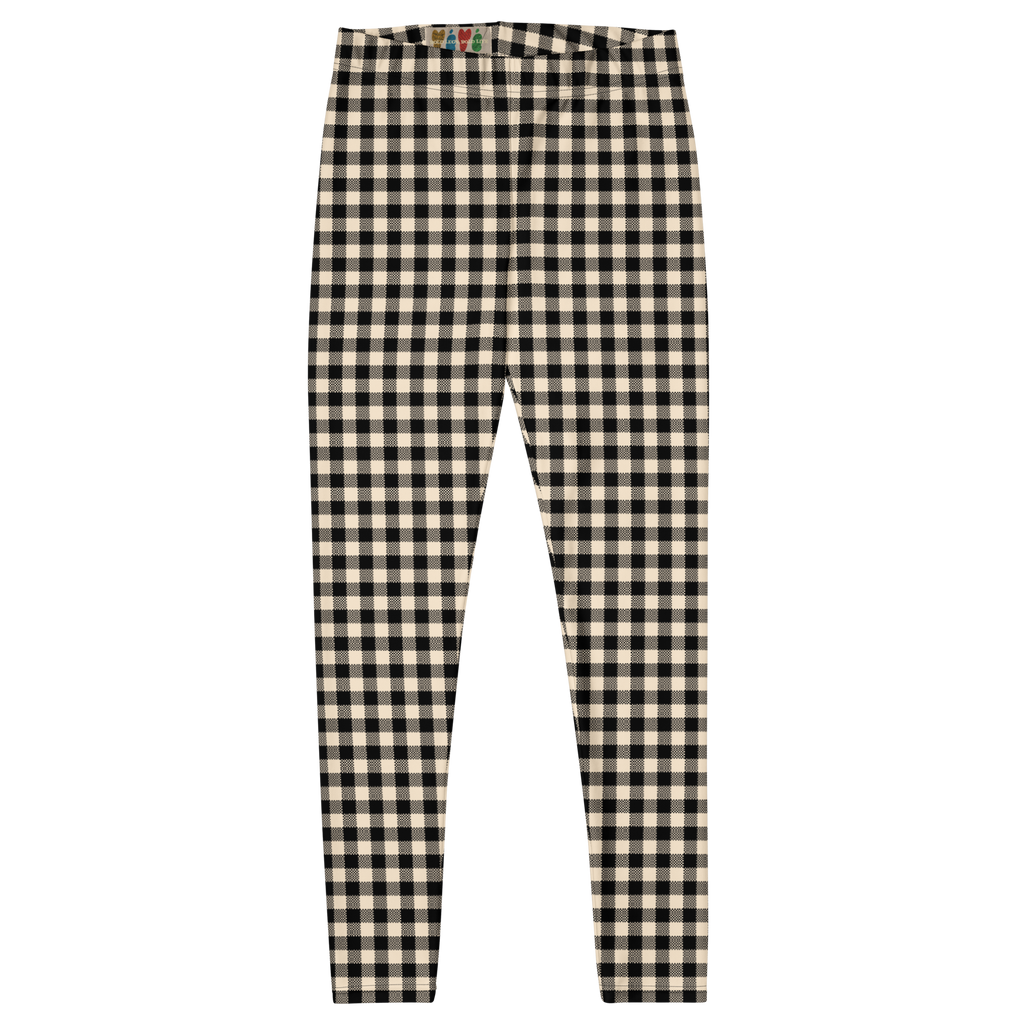 Leggings vichy - Noir et blanc