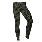 LEOPARD LOVER Leggings - OLIVE GREEN