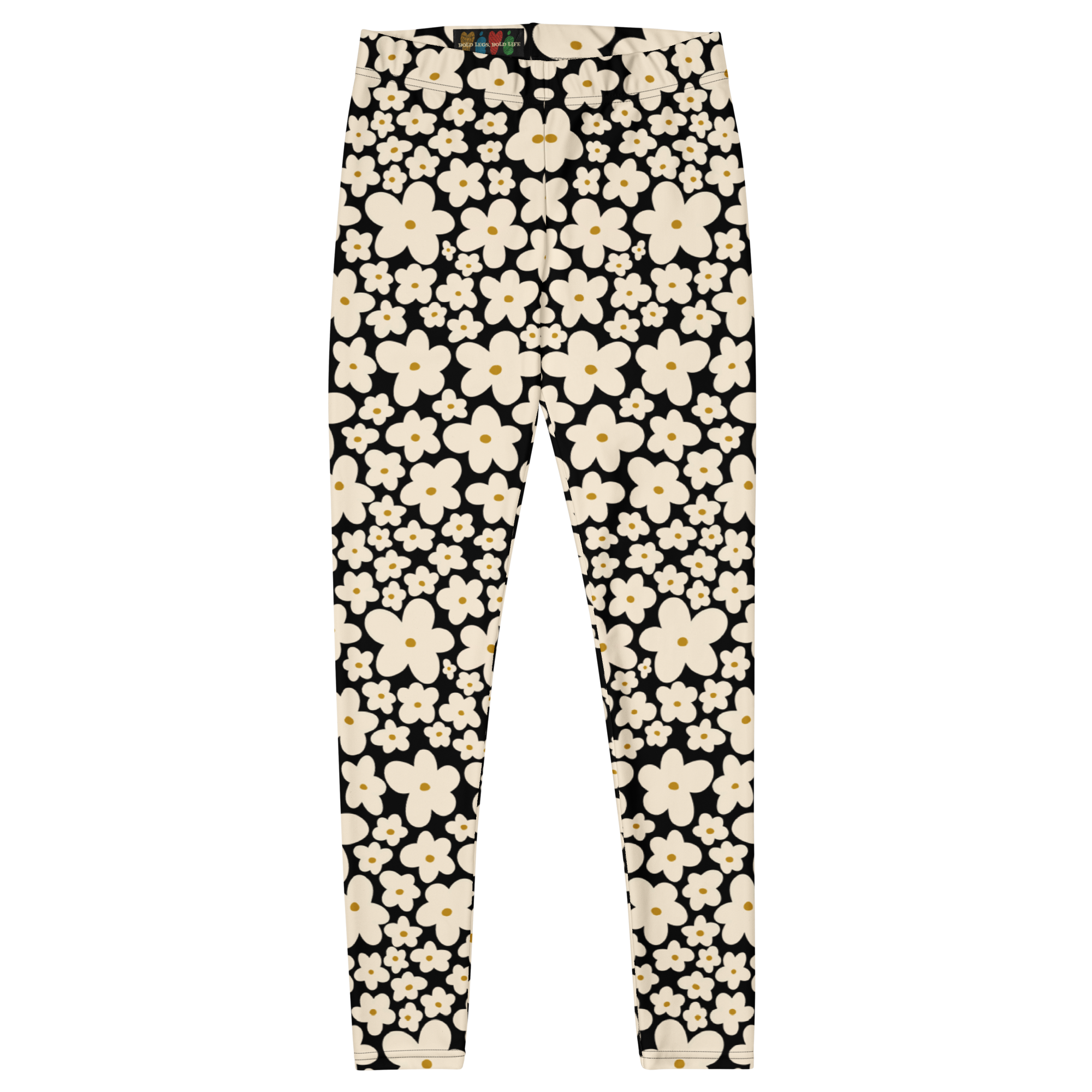 Leggings SUNNY BLOOM - NOIRS