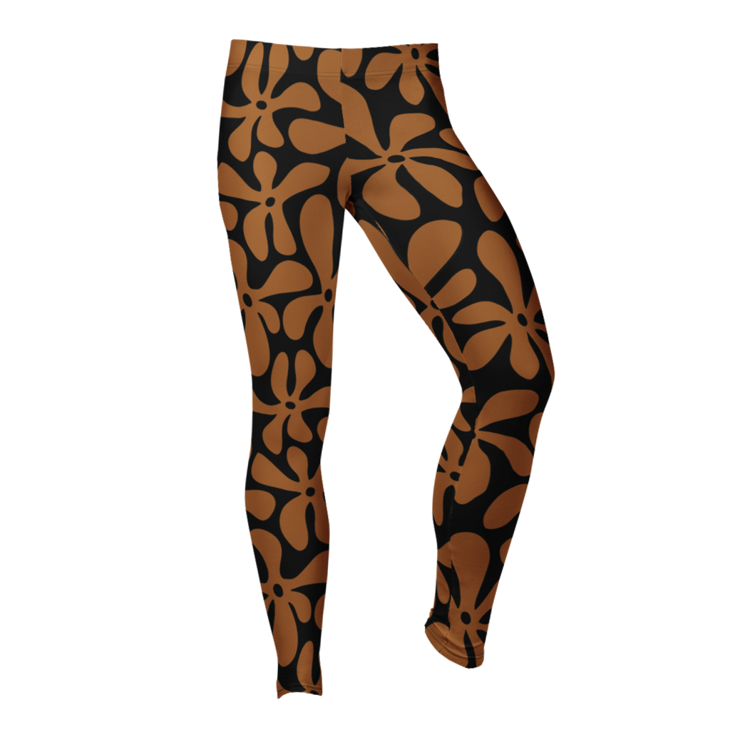 VINTAGE MAUI Leggings - KONA BROWN