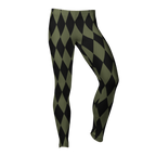 Leggings HARLEQUIN DIAMOND - VERT OLIVE