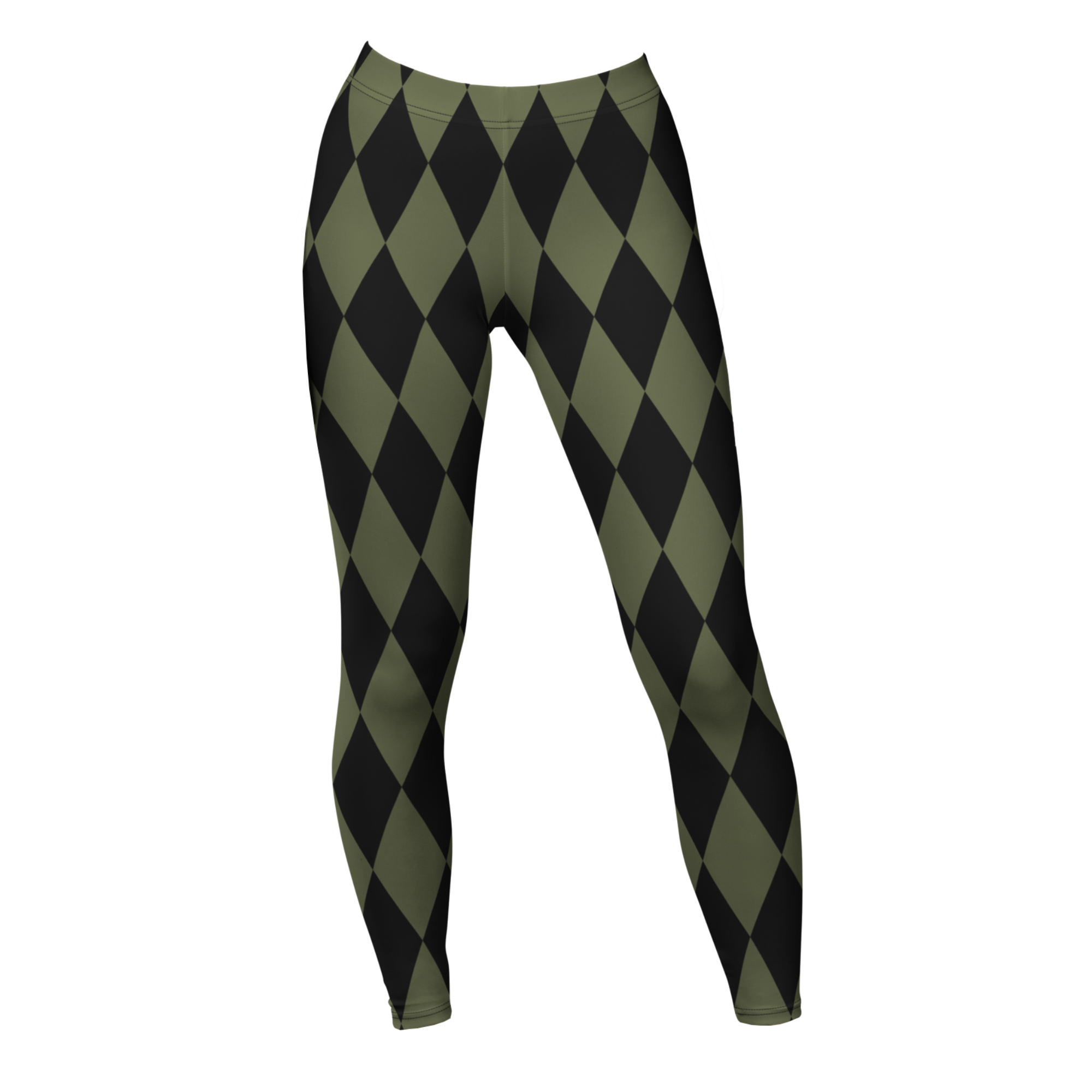 Leggings HARLEQUIN DIAMOND - VERT OLIVE