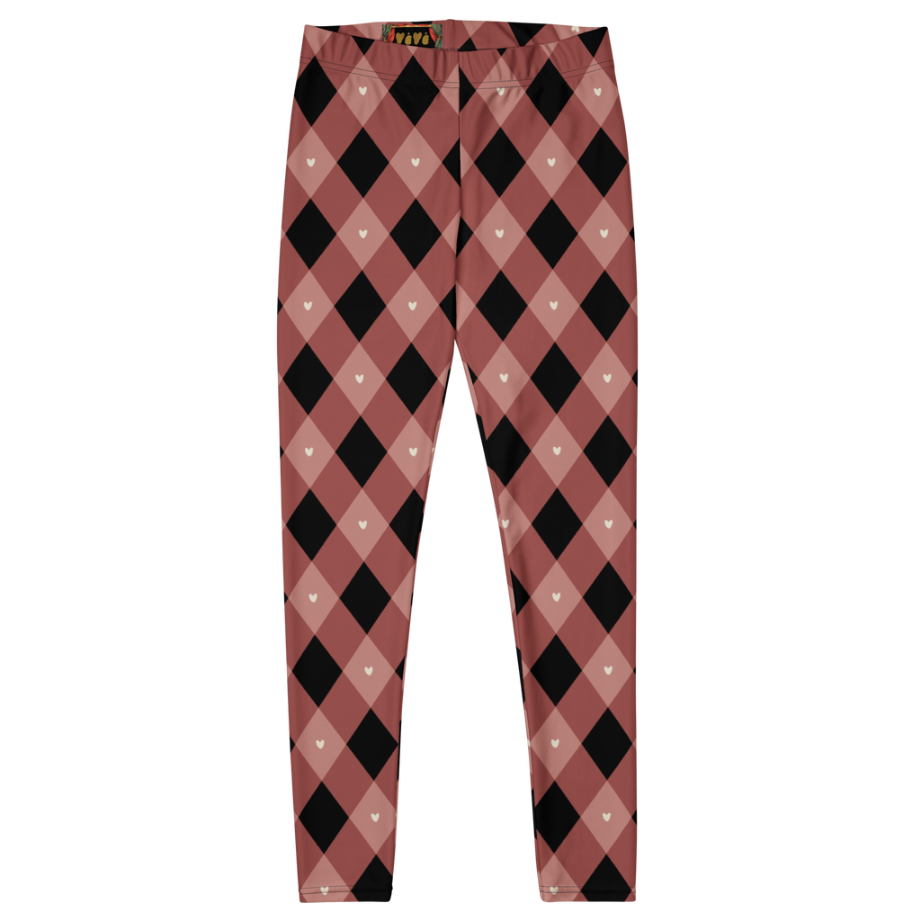 Leggings QUEEN OF HEARTS - Rose poudré 