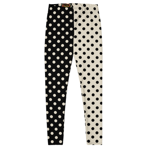 Leggings im Harlekin-Stil – Schwarz und Weiß