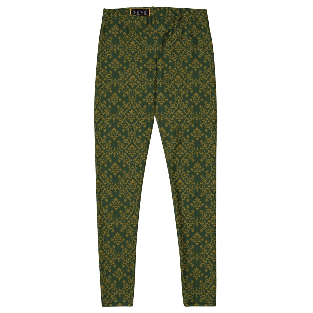 EMERALD GOTHIC DAMASK Leggings