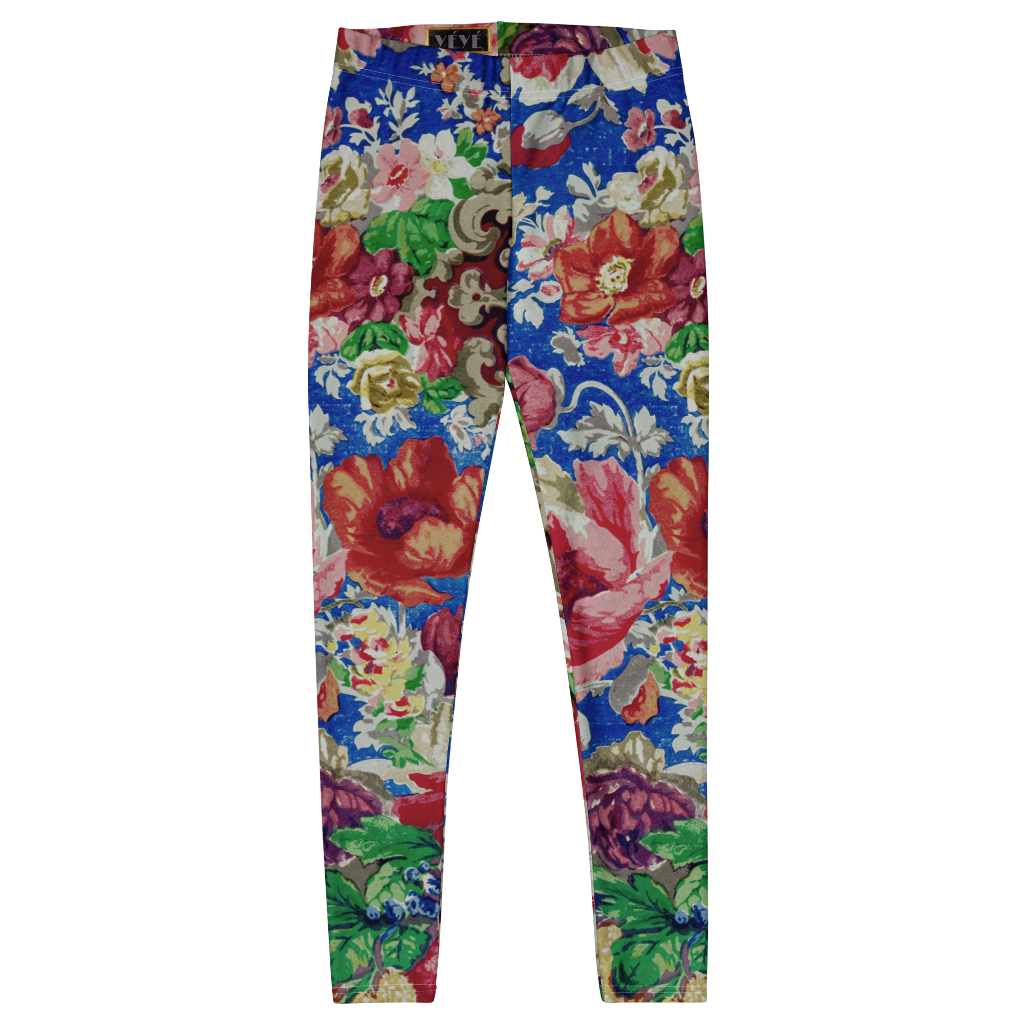 VINTAGE ROCOCO FLORAL Leggings