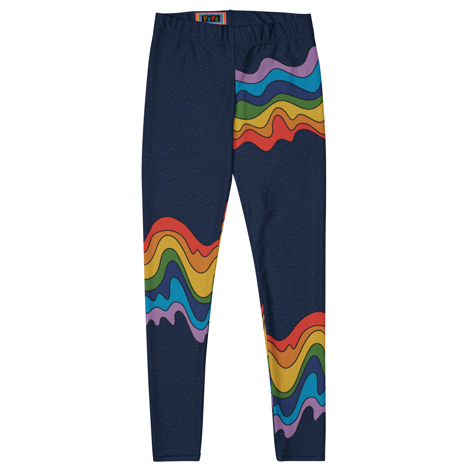 RAINBOW RIVER - Trippy Liquid Wave Leggings