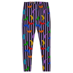 RAINBOW PRIDE LEGGINGS - BANANA STRIPE TIGHTS - 7 COLORS AVAILABLE FOR MATCHING OUTFIT