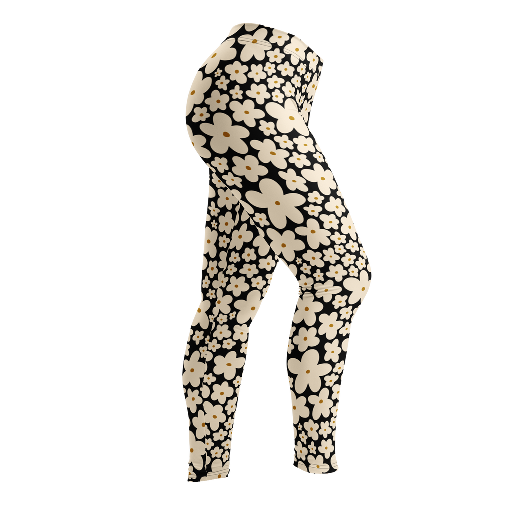 SUNNY BLOOM Leggings - BLACK