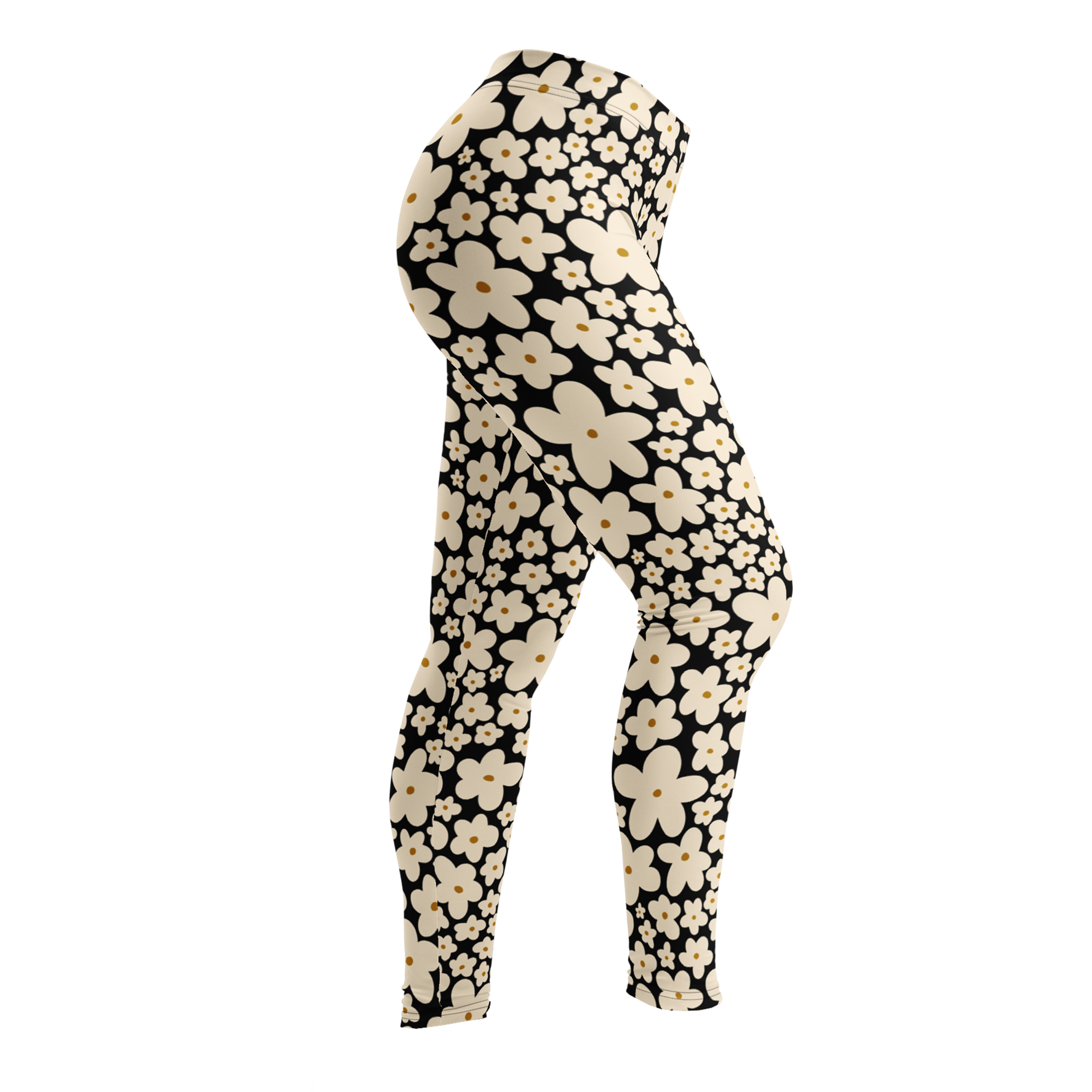 SUNNY BLOOM Leggings - BLACK