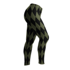 Leggings HARLEQUIN DIAMOND - VERT OLIVE