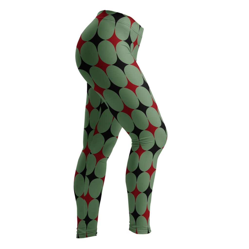 HARLEQUIN DIAMOND Leggings - OLIVGRÜN