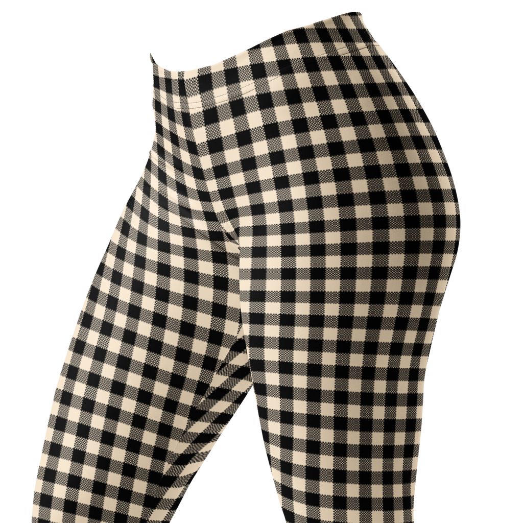 Leggings vichy - Noir et blanc