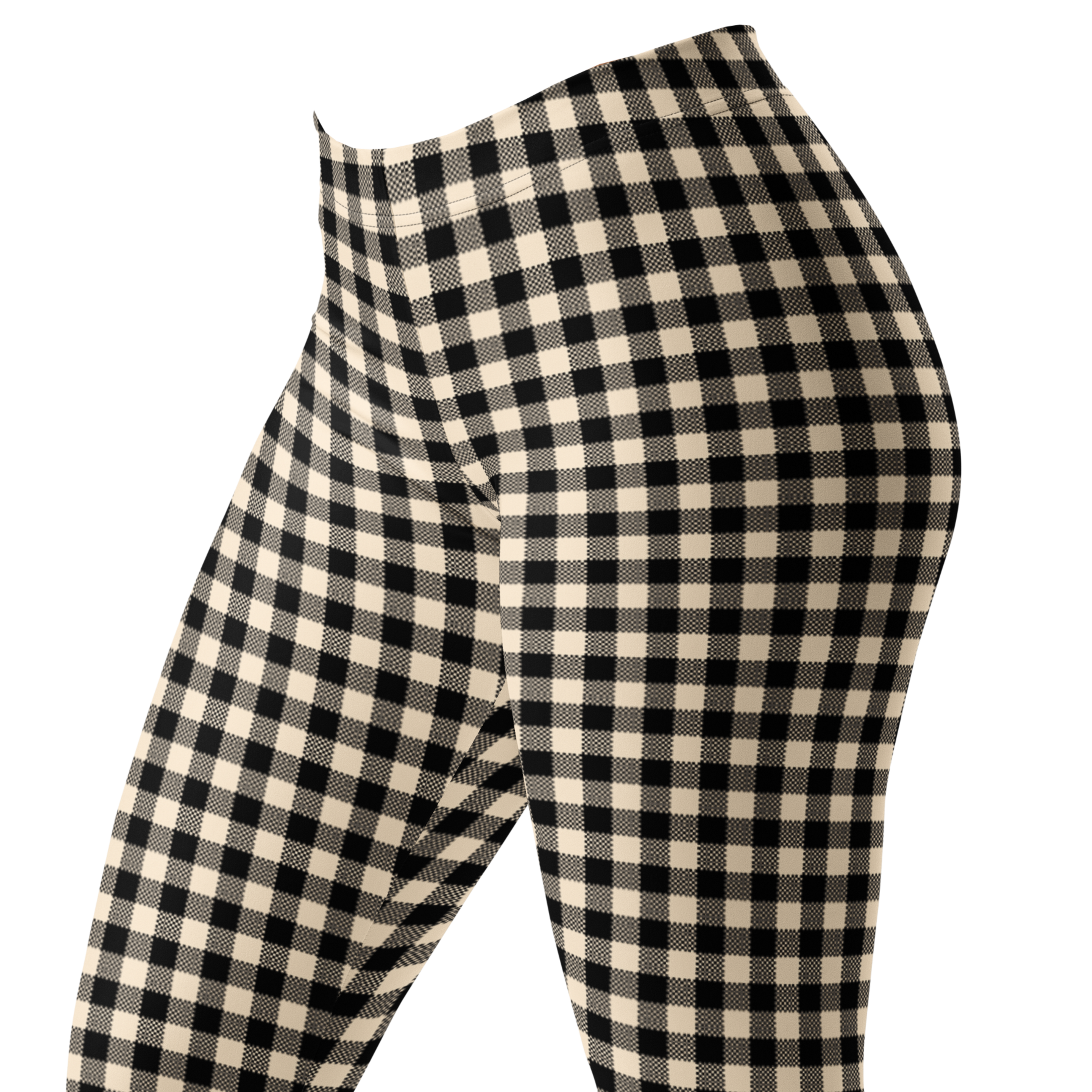 Leggings vichy - Noir et blanc