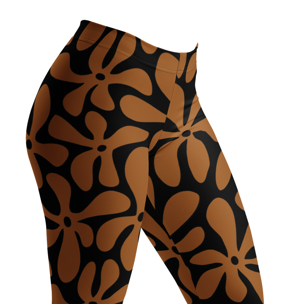 VINTAGE MAUI Leggings - KONA BROWN