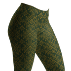 EMERALD GOTHIC DAMASK Leggings