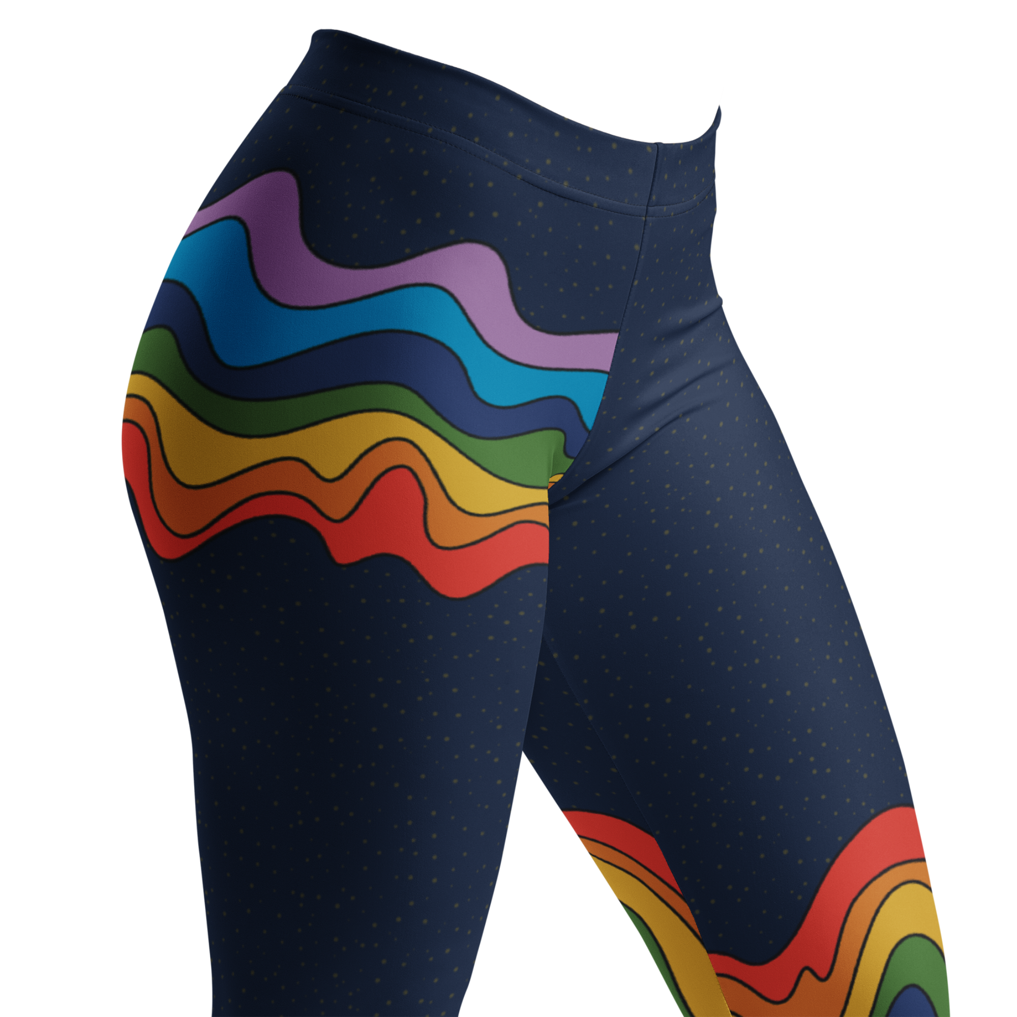 KISS Leggings - Marineblau 