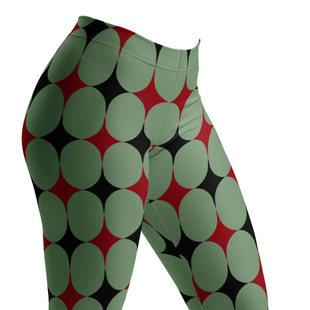 HARLEQUIN DIAMOND Leggings - OLIVGRÜN