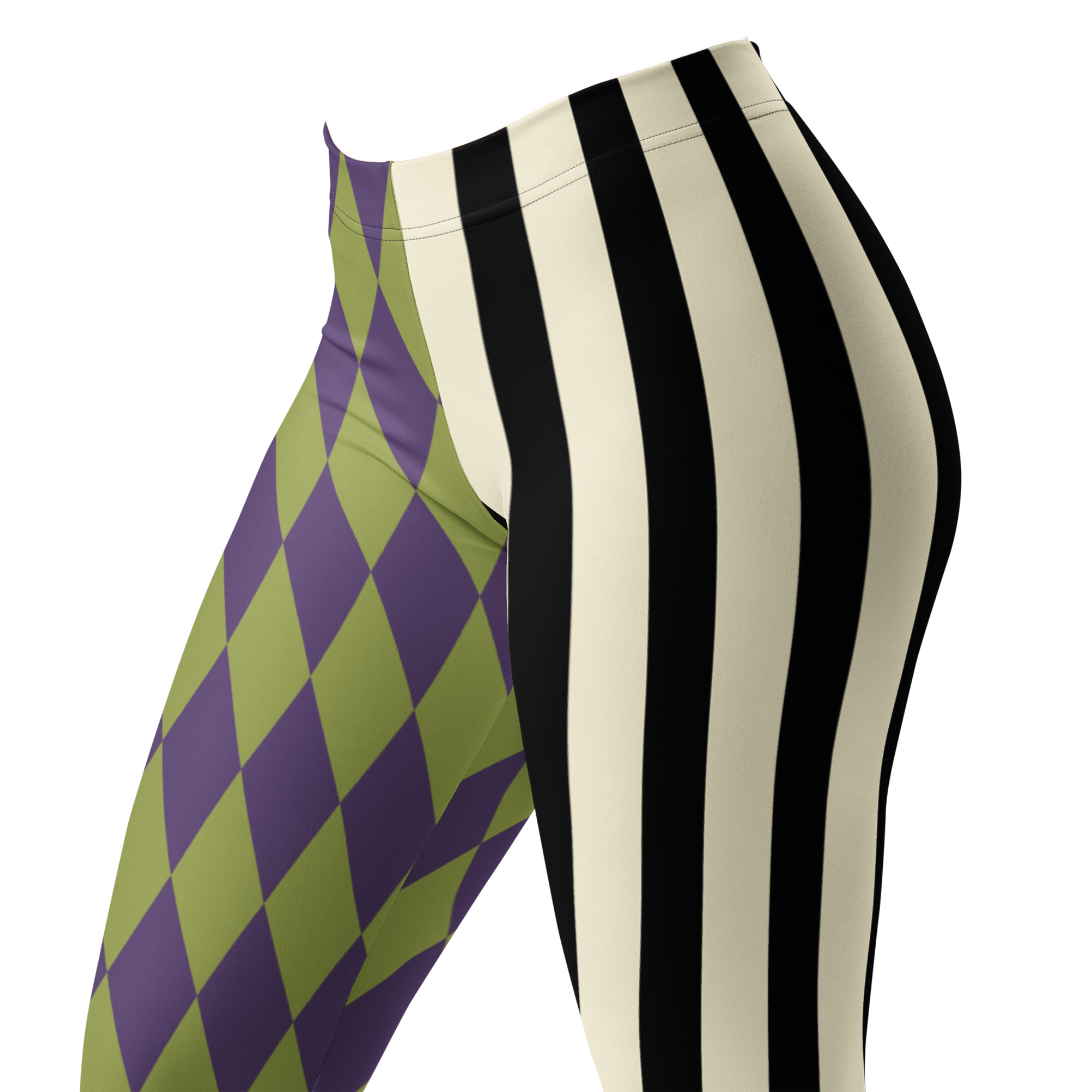CIRCUS CIRCUS Leggings - SCHWARZ GESTREIFT