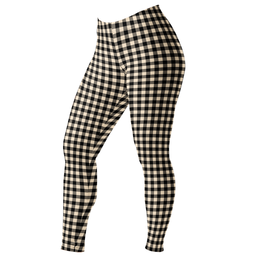 Leggings vichy - Noir et blanc