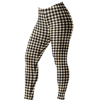 Leggings vichy - Noir et blanc