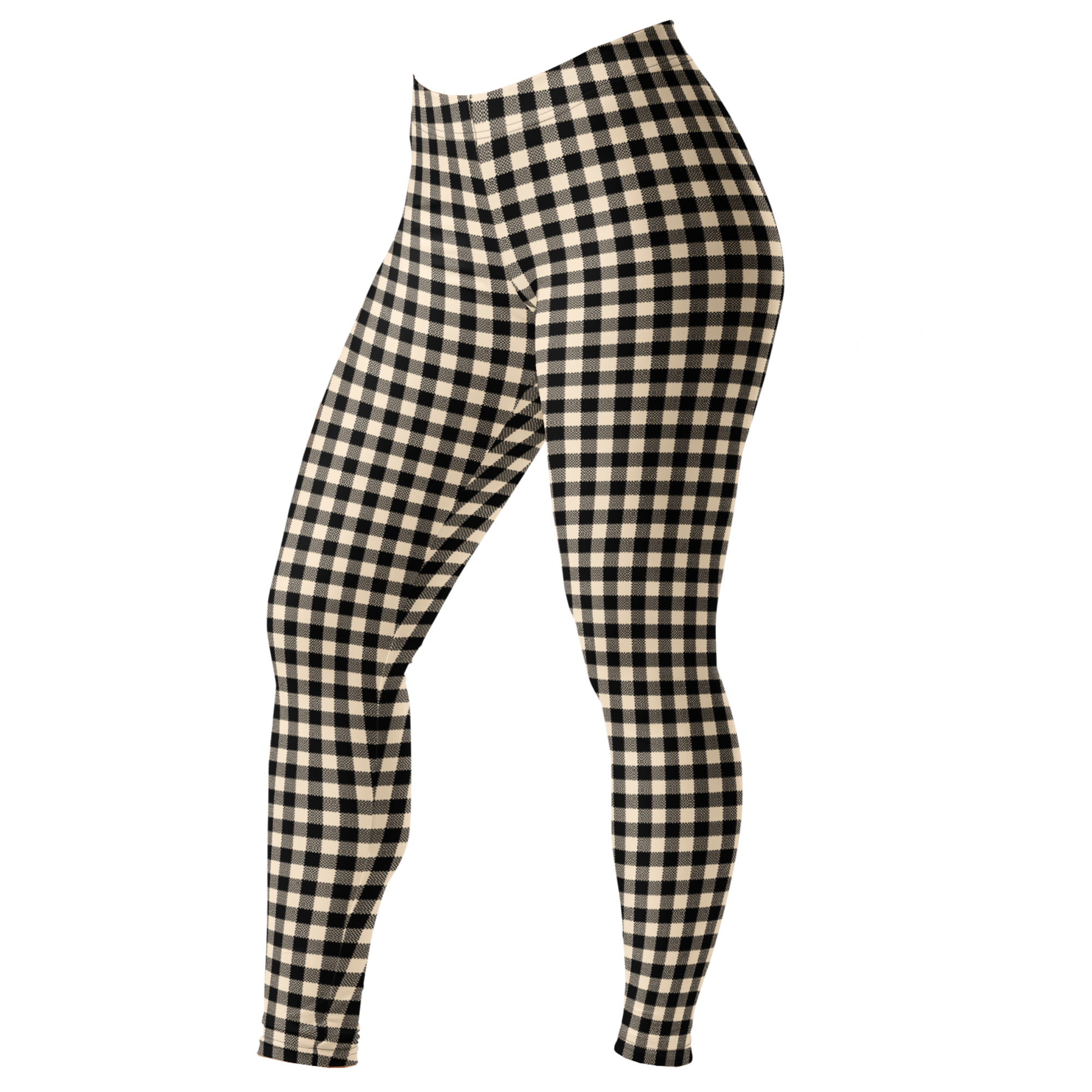 Leggings vichy - Noir et blanc